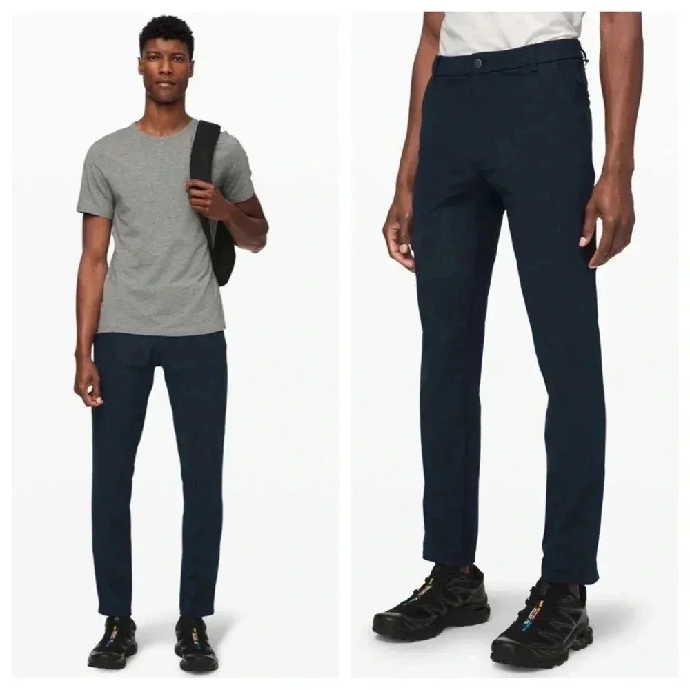 Lululemon Commission Pant Classic *Warpstreme 26" in True Navy M5710S